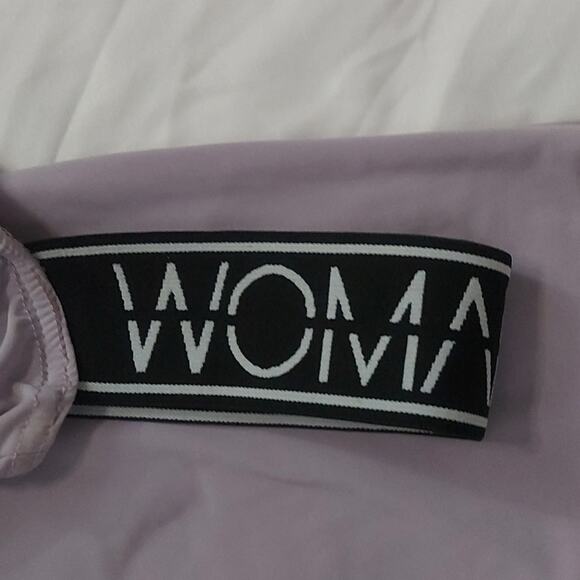 BooHoo Woman Grey Jumpsuit Romper 2 Balletcore Coquette Girl Festival Rainbow - Picture 6 of 9